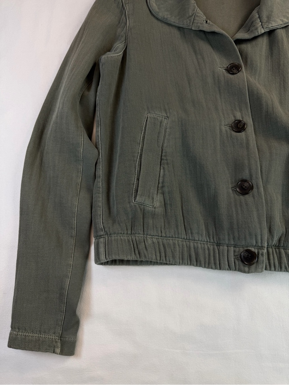 James Perse Olive Green Utility Jacket - Picture 5 of 12